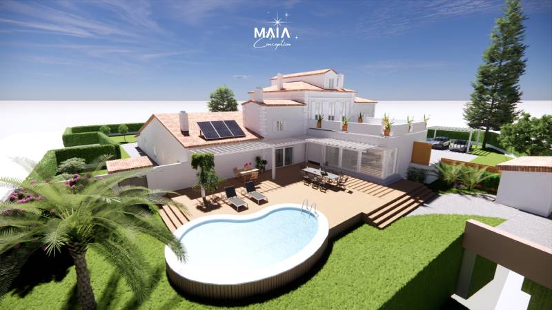 Rénovation d'une villa prestigieuse en bord de mer proche de Toulon