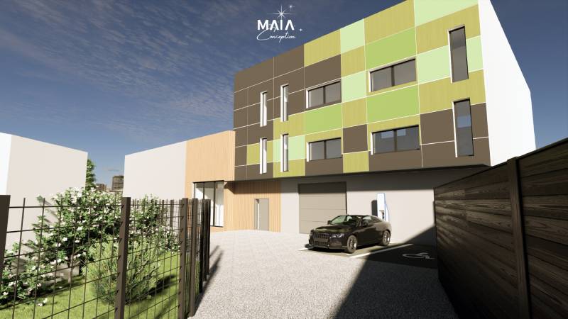 Création d'un bâtiment moderne à La Farlède proche de Toulon