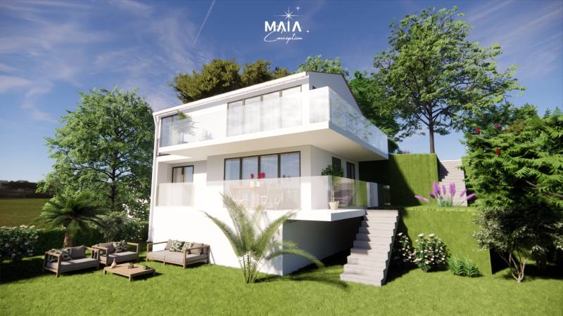 Projet de rénovation d'une villa sur l'ile du Levant proche de Toulon