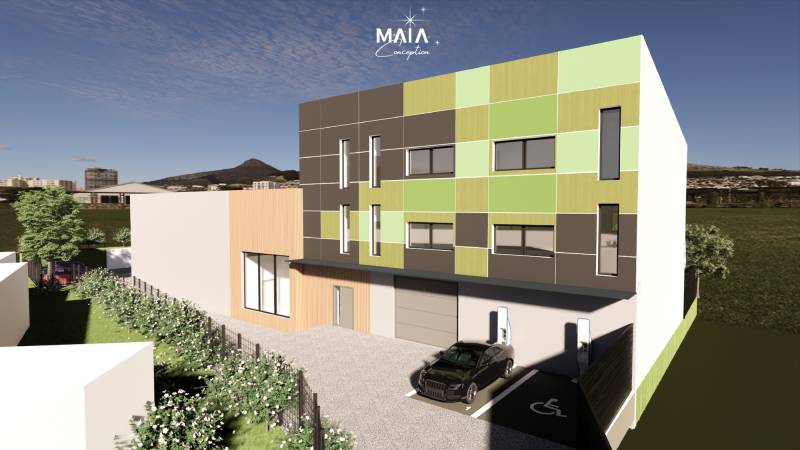 Maitrise d'oeuvre pour un projet d'un atelier et de bureaux dans la région du Var proche de Toulon 