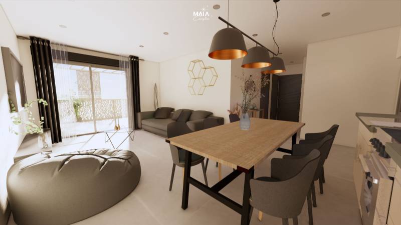 Des intérieurs fonctionnels alliant design et performance énergétique.